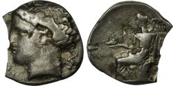 Ancient Coins - Coin, Bruttium, Terina (300 BC), Terina, nymph, Tetrobol, , Silver