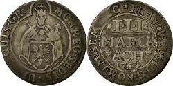 World Coins - Coin, German States, AACHEN, 3 Marck, 1754, , Silver, KM:50