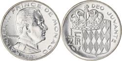 World Coins - Coin, Monaco, Rainier III, 1/2 Franc, 1979, , Nickel, KM:145, Gadoury:MC