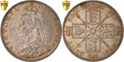 World Coins - Great Britain, Victoria, Double Florin, 1887, London, Silver, PCGS,