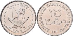 World Coins - Qatar, 25 Dirhams, 2006, MUNZE OSTERREICH, Copper-nickel, , KM:14