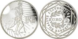 World Coins - France, Semeuse, 15 Euro, 2010, Paris, BE, , Silver, KM:1535