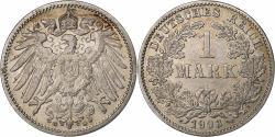 World Coins - GERMANY - EMPIRE, Wilhelm II, Mark, 1903, Karlsruhe, Silver, , KM:14