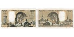 World Coins - France, 500 Francs, Pascal, 1978-10-05, X.9797105, VF(30-35)