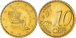 World Coins - Cyprus, 10 Euro Cent, 2012, , Brass, KM:81