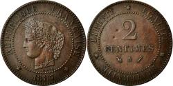 World Coins - Coin, France, Cérès, 2 Centimes, 1887, Paris, , Bronze, Gadoury:105