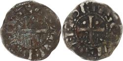 World Coins - County of Champagne, Denier, ca. 1050-1100, Provins et Sens, Billon,