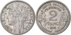 World Coins - France, Morlon, 2 Francs, 1941, Paris, , Aluminum, KM:886a.1