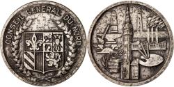 World Coins - France, Medal, Conseil général du Nord, Politics, Society, War,
