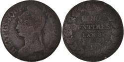 World Coins - Coin, France, Dupré, 5 Centimes, AN 8, Lyon, , Bronze, KM:640.5