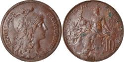 World Coins - Coin, France, Dupuis, 10 Centimes, 1921, Paris, , Bronze, KM:843