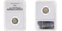 World Coins - Coin, France, Napoleon III, 50 Centimes, 1860, Paris, NGC, , MS(64), Silver