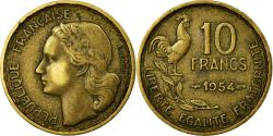 World Coins - Coin, France, Guiraud, 10 Francs, 1954, , Aluminum-Bronze, Gadoury:812