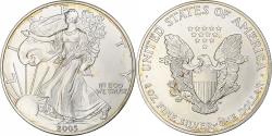 Us Coins - United States, 1 Dollar, 1 Oz, Silver Eagle, 2003, Philadelphia, Silver