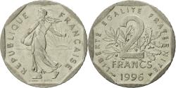 World Coins - France, Semeuse, 2 Francs, 1996, Paris, , Nickel, KM:942.1, Gadoury:547