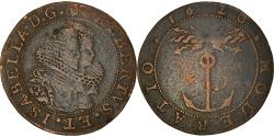 World Coins - Spanish Netherlands, Token, Royal, Albert et Isabelle, Bruxelles, History, 1620