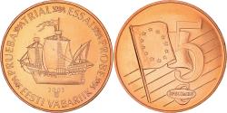 World Coins - Estonia, 5 Euro Cent, 2003, unofficial private coin, , Copper Plated Steel