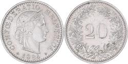 World Coins - Coin, Switzerland, 20 Rappen, 1984