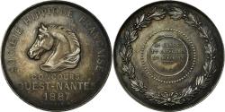 World Coins - France, Medal, Société Hippique Française, Concours Ouest-France, 1887