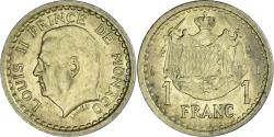 World Coins - Coin, Monaco, Louis II, Franc, 1943, , Aluminum-Bronze, KM:120A