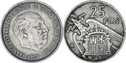 World Coins - Spain, 25 Pesetas, 1967