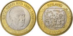 World Coins - Finland, 5 Euro, Risto Heikki Ryti, 2017, Vantaa, Bi-Metallic,
