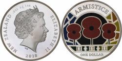 World Coins - New Zealand, 1 Dollar, 1 Oz, Centenary of the First World War -Armistice, 2018
