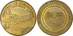 World Coins - France, Token, Chenonceau -  Chateau n°2, 2014, Copper-nickel Aluminium, MDP