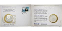 World Coins - Netherlands, Medal + stamp, International Society of Postmasters, 1976, Silver