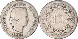World Coins - Coin, Switzerland, 10 Rappen, 1881