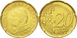 World Coins - VATICAN CITY, 20 Euro Cent, 2002, , Brass, KM:345
