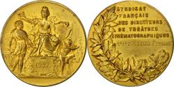 World Coins - France, Medal, Syndicats Français des Directeurs de Théatres, 1928,