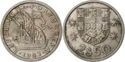 World Coins - Portugal, 2-1/2 Escudos, 1983, Copper-nickel, , KM:590