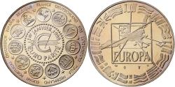 World Coins - France, Medal, 1er Janvier 1999, Euro Parité, EUROPA, 1999, Copper-nickel