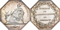 World Coins - France, Token, Notaires de l'Arrondissement de Bordeaux, Silver, Tiolier