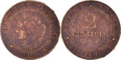 World Coins - Coin, France, Cérès, 2 Centimes, 1891, Paris, , Bronze, KM:827.1