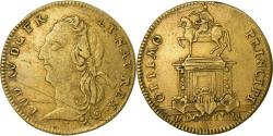 World Coins - France, Token, Louis XV, Statue de Louis XV à Bordeaux, 1744, Nuremberg