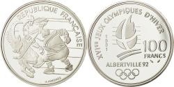 World Coins - Coin, France, 100 Francs Olympics, 1991, , Silver, KM 993