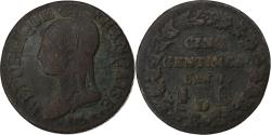 World Coins - France, 5 Centimes, Dupré, AN 7/5, Lyon, Copper, , Gadoury:126