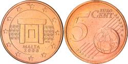 World Coins - Malta, 5 Euro Cent, 2008, Paris, , Copper Plated Steel, KM:127