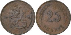 World Coins - Finland, 25 Penniä, 1941, Copper, , KM:25a