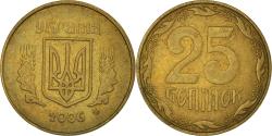 World Coins - Coin, Ukraine, 25 Kopiyok, 2006, Kyiv, , Aluminum-Bronze, KM:2.1b