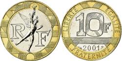 World Coins - Coin, France, Génie, 10 Francs, 2001, Paris, , Aluminum-Bronze, KM:964.2