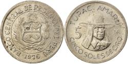 World Coins - Coin, Peru, 5 Soles, 1976, , Copper-nickel, KM:267