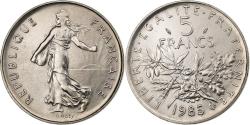 World Coins - France, 5 Francs, Semeuse, 1985, Pessac, Copper-nickel, , Gadoury:771