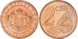 World Coins - Monaco, Rainier III, 2 Euro Cent, 2001, Paris, , Copper Plated Steel