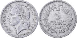 World Coins - France, 5 Francs, Lavrillier, 1945, Paris, Aluminum, , KM:888b.1