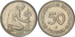 World Coins - Coin, GERMANY - FEDERAL REPUBLIC, 50 Pfennig, 1982, Hambourg,