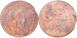 World Coins - Coin, France, Louis XIV, Liard de France au buste juvénile, deuxième type