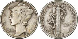 Us Coins - United States, Dime, Mercury, 1944, Philadelphia, Silver, , KM:140